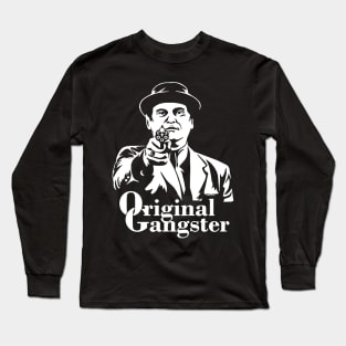 Joe pesci vintage movie art black art gangster Long Sleeve T-Shirt